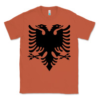 Copper Albanian Flag Eagle Double Red Albania Shqipe Kosovo Classic Tee - longCreatives