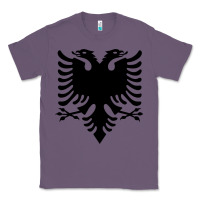 Lavender Albanian Flag Eagle Double Red Albania Shqipe Kosovo Classic Tee - longCreatives