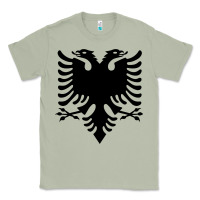Matcha Albanian Flag Eagle Double Red Albania Shqipe Kosovo Classic Tee - longCreatives