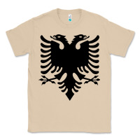 Mushroom Albanian Flag Eagle Double Red Albania Shqipe Kosovo Classic Tee - longCreatives