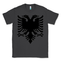 Smoke Albanian Flag Eagle Double Red Albania Shqipe Kosovo Classic Tee - longCreatives