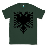 Sports Green Albanian Flag Eagle Double Red Albania Shqipe Kosovo Classic Tee - longCreatives