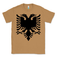 Toasted Coconut Albanian Flag Eagle Double Red Albania Shqipe Kosovo Classic Tee - longCreatives