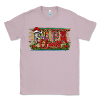 Lilac Christmas Western Papa Claus Classic Tee - RanaPortraitStore