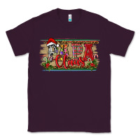 Plum Christmas Western Papa Claus Classic Tee - RanaPortraitStore