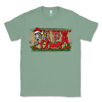 Sage Christmas Western Papa Claus Classic Tee - RanaPortraitStore