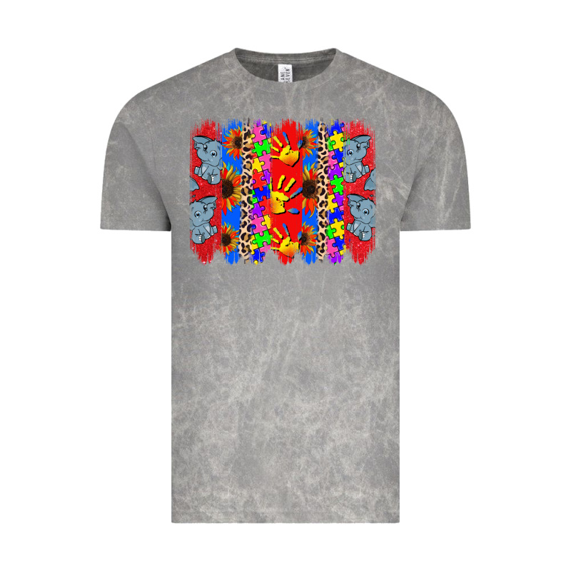 Autism Brushstrokes Vintage Tee by CowGirlArtShop | Teevron