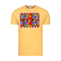 Vintage Mustard Autism brushstrokes Vintage Tee - CowGirlArtShop