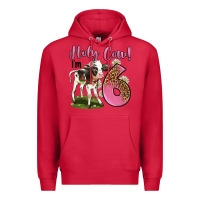 Cardinal holy cow i'm 6 years old Premium Hoodie - LillyAllenDesigns