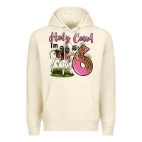 Sandshell holy cow i'm 6 years old Premium Hoodie - LillyAllenDesigns