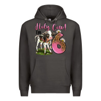 Smoke holy cow i'm 6 years old Premium Hoodie - LillyAllenDesigns