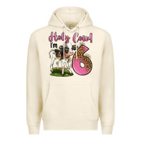 Tofu holy cow i'm 6 years old Premium Hoodie - LillyAllenDesigns