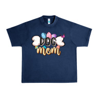 Navy Easter Dog Mom Easter Day Urban Heavy Tee - CowGirlArtShop