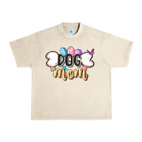 Sandshell Easter Dog Mom Easter Day Urban Heavy Tee - CowGirlArtShop