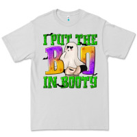 Dove Grey I Put The Boo Premium Tee - texasbilliewilder
