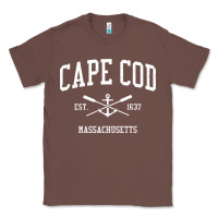 Chestnut Cape Cod MA Vintage Crossed Oars & Boat Anchor Sports Sweat Classic Tee - longCreatives