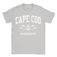 Moon Dust Cape Cod MA Vintage Crossed Oars & Boat Anchor Sports Sweat Classic Tee - longCreatives