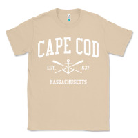 Mushroom Cape Cod MA Vintage Crossed Oars & Boat Anchor Sports Sweat Classic Tee - longCreatives