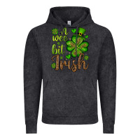 Vintage Black St. Patrick's A wee bit irish Vintage Hoodie - OliviaCreatesArt