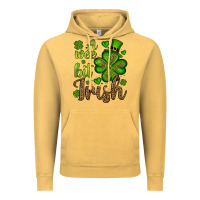 Vintage Mustard St. Patrick's A wee bit irish Vintage Hoodie - OliviaCreatesArt