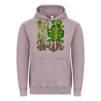 Vintage Zinc St. Patrick's A wee bit irish Vintage Hoodie - OliviaCreatesArt