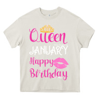 Cream Queen Was Born İn January Happy Birthday Heavy Core Tee - Bettercallsaul