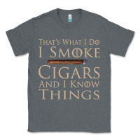 That's What I Do I Smoke Cigars And I Know Things Classic Tee | Teevron