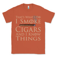 Copper That's What I Do I Smoke Cigars And I Know Things Classic Tee - longCreatives