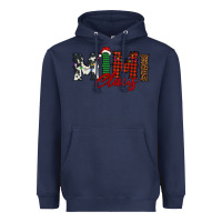 Navy mimi claus Heavyweight Hoodie - BarkalooDesign