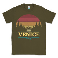Army Green venice italy   vintage retro italian travel souvenir gift pullover hoo Classic Tee - longCreatives