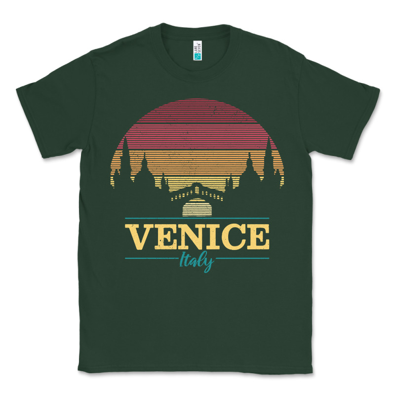 Venice Italy   Vintage Retro Italian Travel Souvenir Gift Pullover Hoo Classic Tee by longCreatives | Teevron