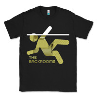 Black The Backrooms graphic Classic Tee - longCreatives