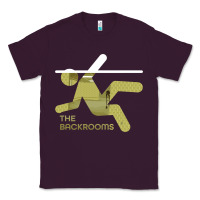 Plum The Backrooms graphic Classic Tee - longCreatives