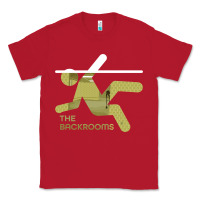 Red The Backrooms graphic Classic Tee - longCreatives
