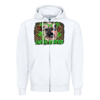 Lucky Heifer With Glasses St Patricks Zipper Hoodie | Teevron
