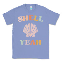 Colony Blue vintage retro shell yeah beach tropical vacation gifts t shirt Classic Tee - longCreatives