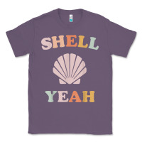 Lavender vintage retro shell yeah beach tropical vacation gifts t shirt Classic Tee - longCreatives