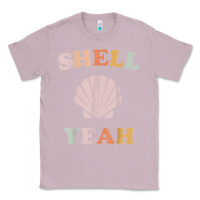 Lilac vintage retro shell yeah beach tropical vacation gifts t shirt Classic Tee - longCreatives