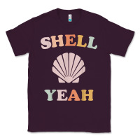 Plum vintage retro shell yeah beach tropical vacation gifts t shirt Classic Tee - longCreatives