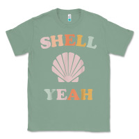 Sage vintage retro shell yeah beach tropical vacation gifts t shirt Classic Tee - longCreatives