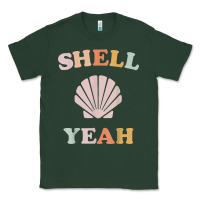 Sports Green vintage retro shell yeah beach tropical vacation gifts t shirt Classic Tee - longCreatives