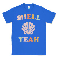 Vintage Retro Shell Yeah Beach Tropical Vacation Gifts T Shirt Classic Tee | Teevron