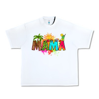 White summer mama Urban Heavy Tee - RanaPortraitStore