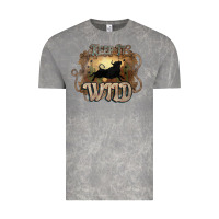 Cloud Rock Keep it wild western bull Vintage Tee - HowdyJamesFarm