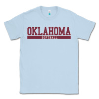 Dusty Blue Oklahoma Softball Classic Tee - longCreatives