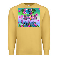 Antique Gold aloha stitch Premium Sweatshirt - AdoDesignShop