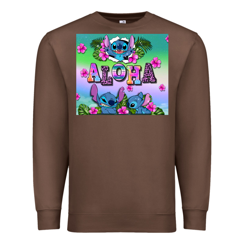 Aloha Stitch Premium Sweatshirt by AdoDesignShop | Teevron