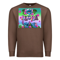 Chestnut aloha stitch Premium Sweatshirt - AdoDesignShop