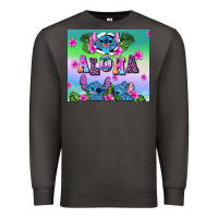 Smoke aloha stitch Premium Sweatshirt - AdoDesignShop