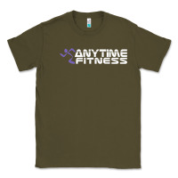 Army Green Anytimes Fitness Classic Tee - longCreatives